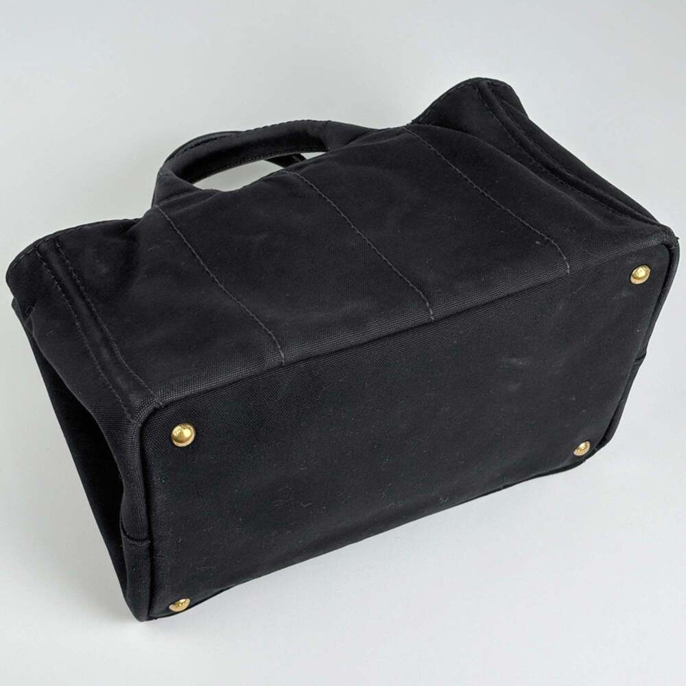 PRADA Black Canvas Shoulder Bag - Picture 2 of 10